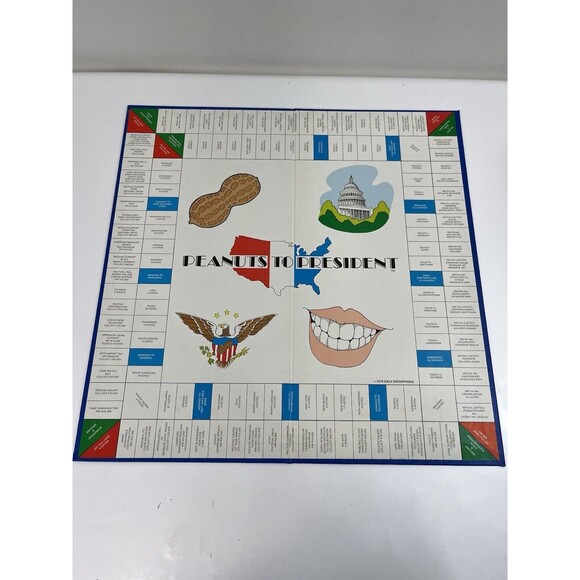 Vintage VTG Rare 1978 Peanuts to President Board Game Missing Money - Picture 2 of 16